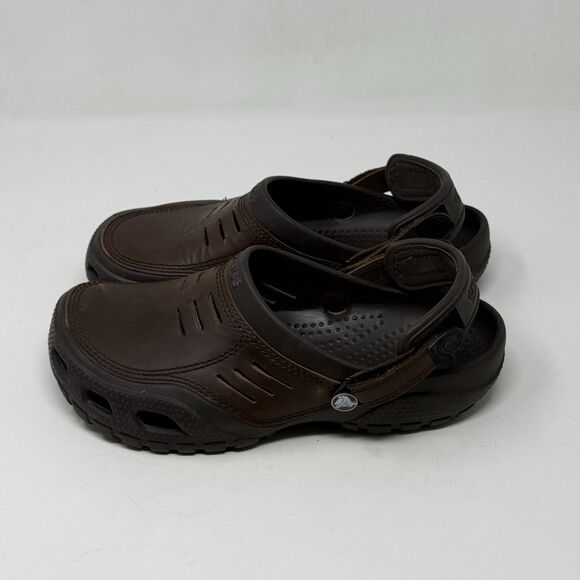Crocs Yukon Vista II LiteRide Clog Mens 8 Brown Comfy Casual Vacation Beach main image 11
